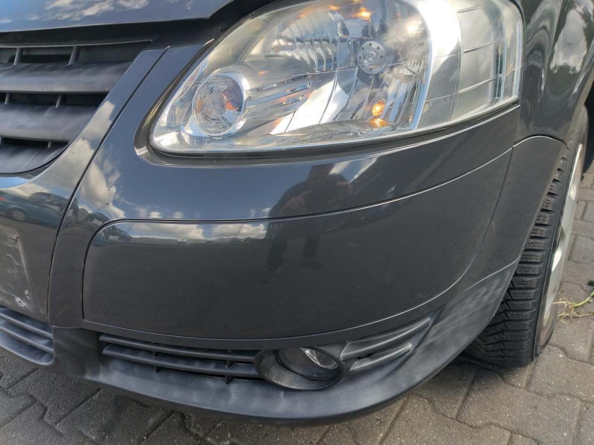 VW Fox original Stoßstange Stossfänger vorn LI7F Uranograu Bj.2010